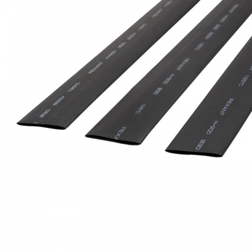 Трубка термоусадочная 30.0/15.0 1м черн. Rexant 23-0006 23-0006