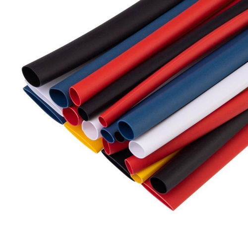 Набор трубок термоусадочных тонкостен. №2 (АВТО импорт) разноцвет. Rexant 29-0102 29-0102