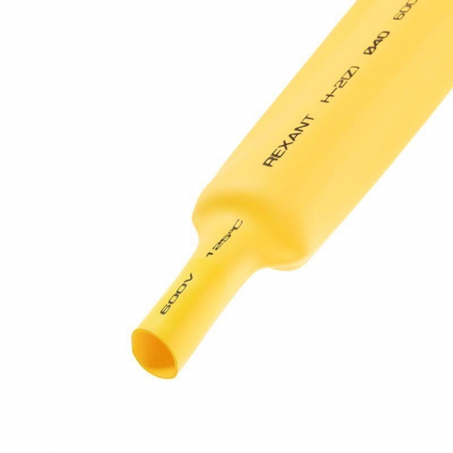 Трубка термоусадочная Н-1 40.0/20.0 1м желт. Rexant 24-0002 24-0002