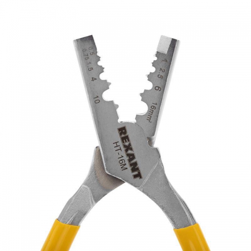 Пресс-клещи для обжима втулочных наконечников 0.5-16кв.мм (HT-16M) Rexant 12-3208 дек.08