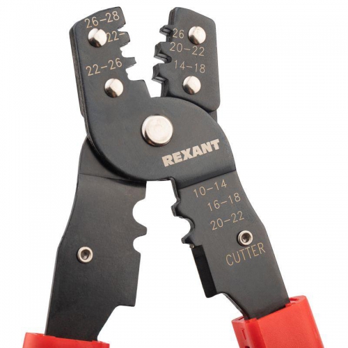 Кримпер для обжима автоклемм изолир. и неизолир. 0.10-6.0кв.мм HT-202B TL-202B Rexant 12-3032 12-3032