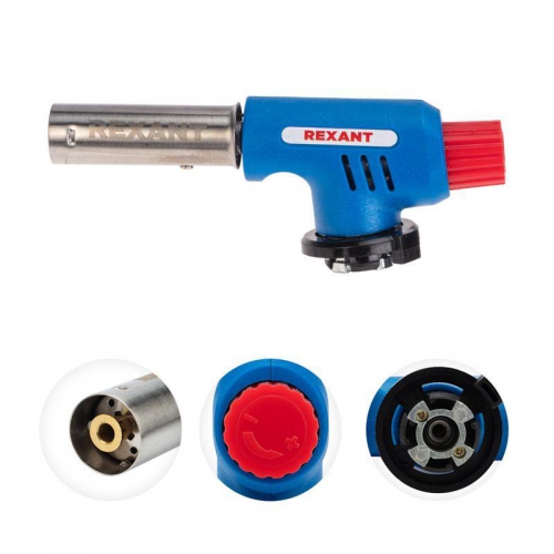 Горелка-насадка газовая GT-19 с пьезоподжигом REXANT 12-0019 12-0019
