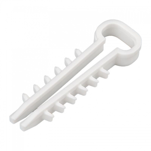 Дюбель-хомут 5-10 прямоуг. бел. (уп.100шт) Rexant 07-4610 07-4610