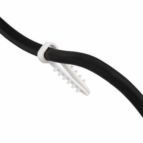 Дюбель-хомут 5-10 прямоуг. бел. (уп.100шт) Rexant 07-4610 07-4610