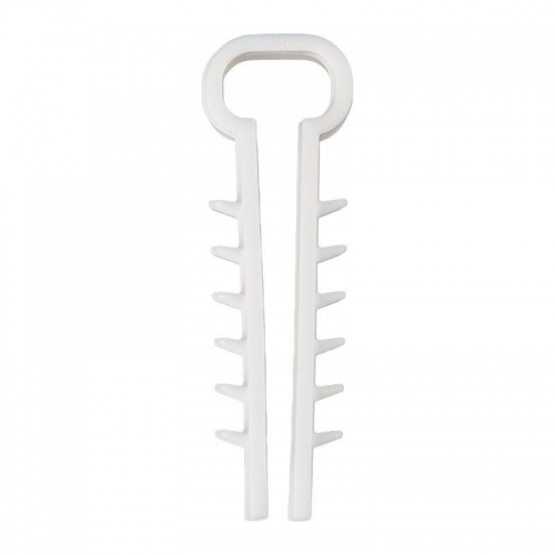 Дюбель-хомут 5-10 прямоуг. бел. (уп.100шт) Rexant 07-4610 07-4610