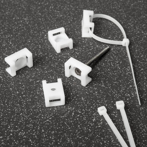 Площадка для крепления стяжки 22х16мм (ПС-2) бел. (уп.10шт) Rexant 07-2102-10 07-2102-10