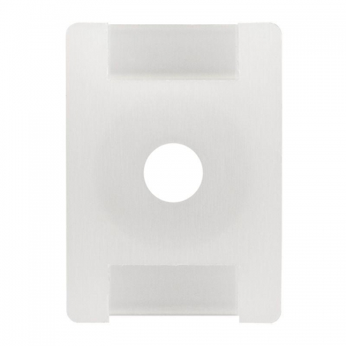 Площадка для крепления стяжки 22х16мм (ПС-2) бел. (уп.10шт) Rexant 07-2102-10 07-2102-10