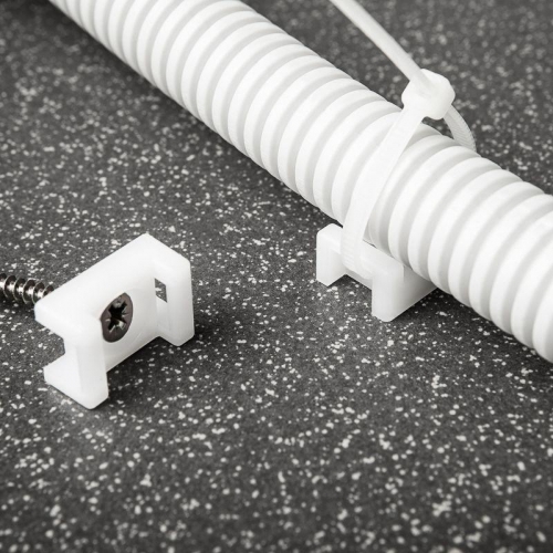 Площадка для крепления стяжки 22х16мм (ПС-2) бел. (уп.10шт) Rexant 07-2102-10 07-2102-10