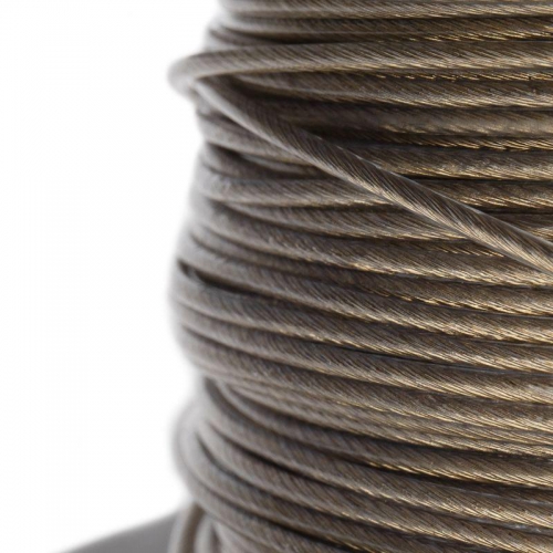 Трос стальной в ПВХ изоляции d2.0мм (200м) REXANT 09-5320 09-5320