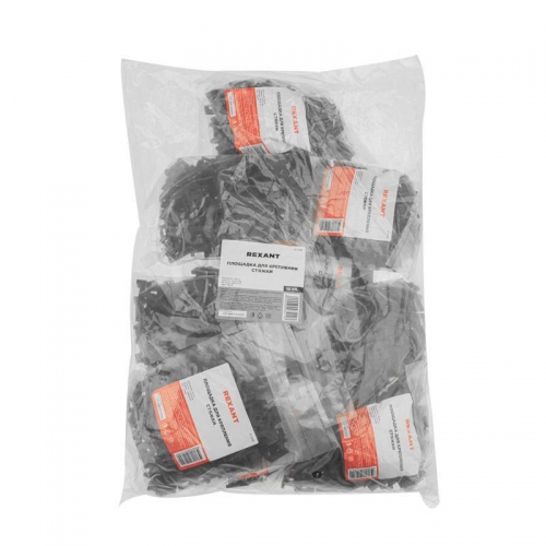 Площадка для крепления стяжки 22х16мм (ПС-2) черн. (уп.100шт) Rexant 07-2103 июл.03