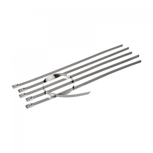 Хомут кабельный 4.6х300 сталь серебр. (уп.50шт) Rexant 07-0308 07-0308