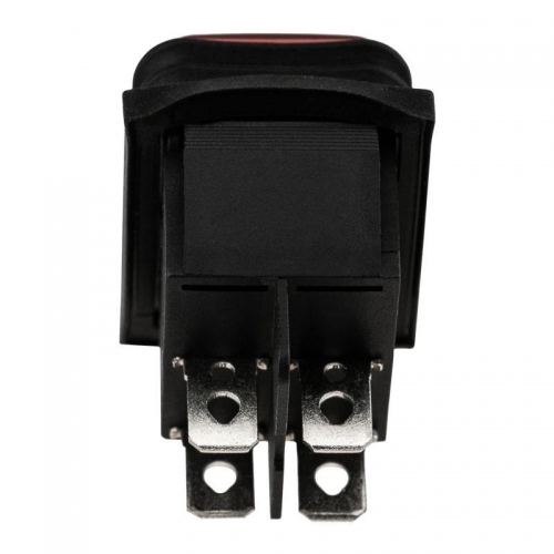 Выключатель клавишный 250В 15А (4с) ON-OFF красн. с подсветкой ВЛАГОЗАЩИТА (RWB-507) блист. Rexant 06-0307-C 06-0307-C