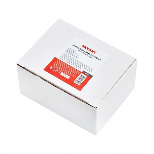 Клемма универсальная многоразовая 222-412 2-проводная 0.08-2.5(4)кв.мм (уп.50шт) Rexant 07-5252-4 07-5252-4