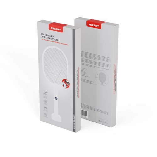Мухобойка электрическая со счетчиком уничтоженных насекомых Rexant 70-0470 70-0470