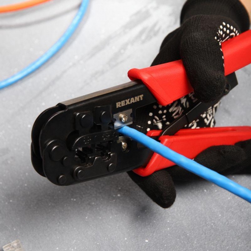 Инструмент для обжима джек. тел. 8P-8C 6P-4C Rexant 12-3432 дек.32