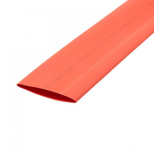 Трубка термоусадочная 40.0/20.0 1м красн. Rexant 24-0004 24-0004
