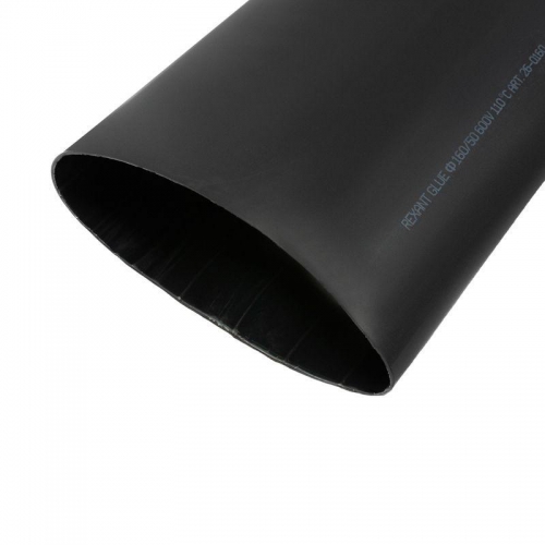 Трубка термоусадочная тонкостен. 160.0/50.0 с клеем (3:1) 1м черн. Rexant 26-0160 26-0160