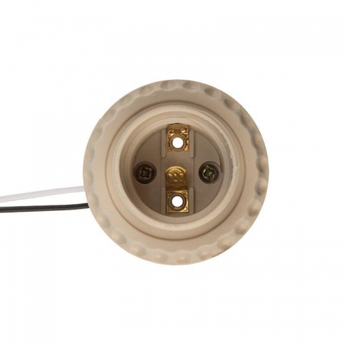 Патрон E27 с проводом 20см бел. Rexant 11-8875 ноя.75