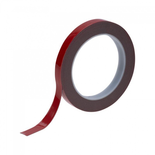 Скотч двустор. 12ммх5м красн. на серой основе REXANT 09-6012 сен.12