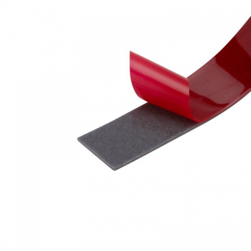 Скотч двустор. 12ммх5м красн. на серой основе REXANT 09-6012 сен.12