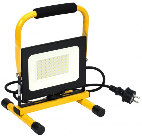 Прожектор светодиодный СДО 06-50П 6500К IP65 переносной черн. IEK LPDO603-050-65-K02 LPDO603-050-65-K02