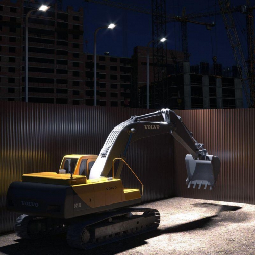 Прожектор LED 100Вт IP65 6500К черн. Gauss 613100100 613100100