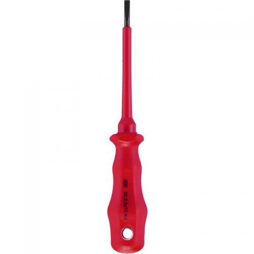 Отвертка диэлектрическая шлицевая SL3.5х75 K2 1000В ARMA2L 3 IEK A2L3-SC30-K2-SL-35-075 A2L3-SC30-K2-SL-35-075