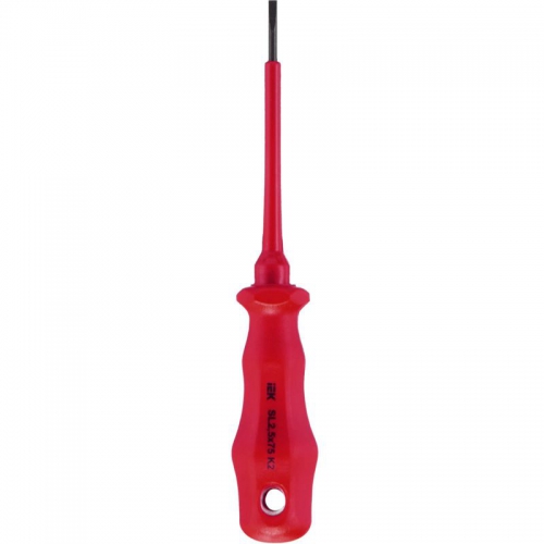 Отвертка диэлектрическая шлицевая SL2.5х75 K2 1000В ARMA2L 3 IEK A2L3-SC30-K2-SL-25-075 A2L3-SC30-K2-SL-25-075