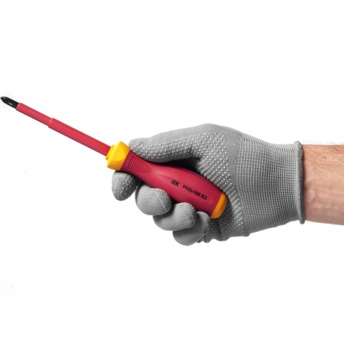 Отвертка диэлектрическая крестовая PH2х100 K3 1000В ARMA2L 3 IEK A2L3-SC30-K3-PH-20-100 A2L3-SC30-K3-PH-20-100