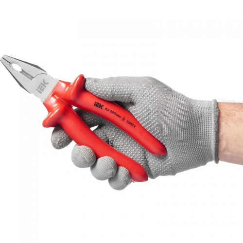 Пассатижи диэлектрические Profi 200мм 1000В ARMA2L 3 IEK A2L3-PL20-K2-200 A2L3-PL20-K2-200