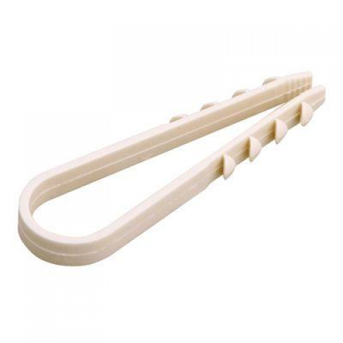 Дюбель-хомут 11-18 для круглого кабеля бел. (уп.100шт) REXANT 07-4502 07-4502