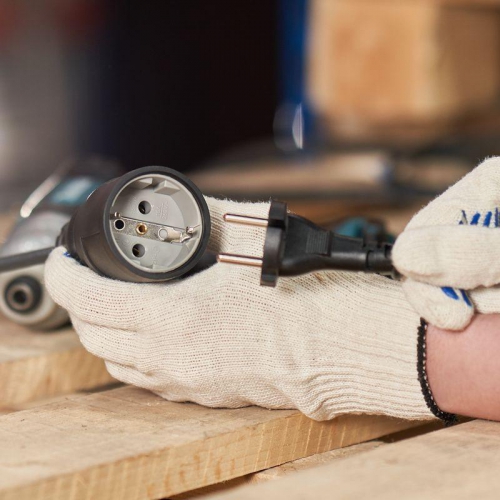 Розетка переносная влагозащ. с/з 16А IP20/44 каучук Rexant 111-005 111-005