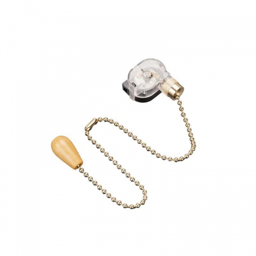 Выключатель для настенного светильника с деревянным наконечником gold блист. Rexant 06-0245-A 13.03.2026