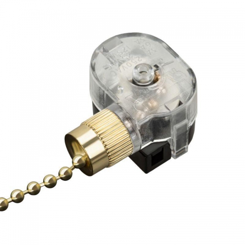 Выключатель для настенного светильника с деревянным наконечником gold блист. Rexant 06-0245-A 13.03.2026