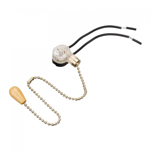 Выключатель для настенного светильника с проводом и деревянным наконечником gold блист. Rexant 06-0243-A 13.03.2026