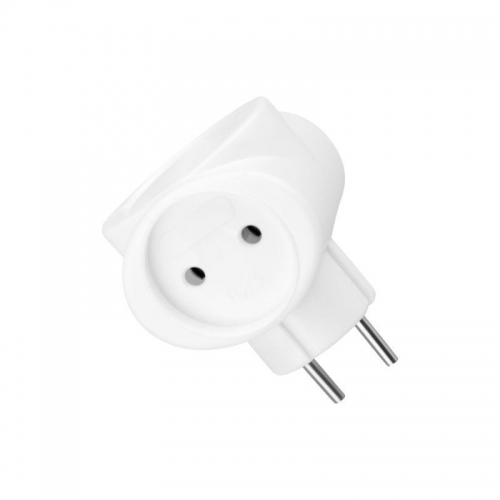 Разветвитель 3-м 6А IP20 220В биметал. бел. Rexant 11-1064 11-1064