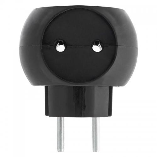 Разветвитель 3-м 6А IP20 Шар 220В черн. Rexant 11-1063-1 11-1063-1