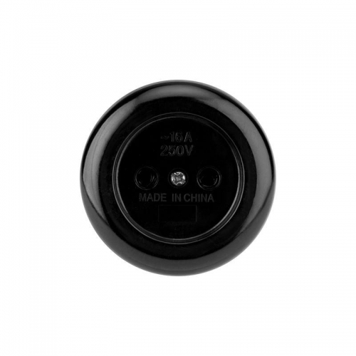 Розетка штепсельная карболитовая открытой уст. б/з 16А черн. Rexant 11-8980 ноя.80