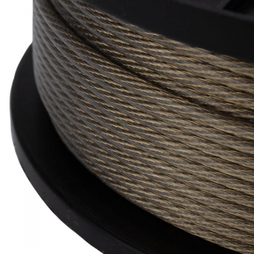 Трос стальной в ПВХ изоляции d4.0мм (100м) REXANT 09-5240 09-5240