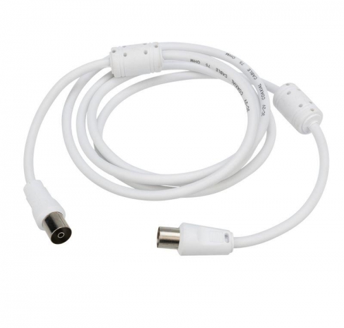 Шнур TV Plug - TV Jack 1.5м бел. Rexant 18-0002 18-0002