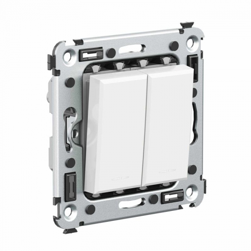 Выключатель 2-кл. 2мод. СП Avanti 