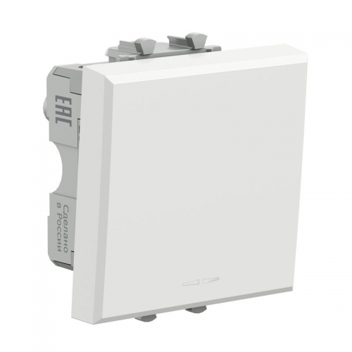 Выключатель модульный 1-кл. 2мод. Avanti 