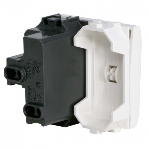 Выключатель 1-кл. 2мод. СП BRAVA 16А IP20 бел. DKC 76002B 76002B