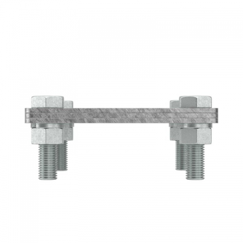 Соединитель полоса-полоса 25-40мм с разделит. пластиной 80х70мм DKC NG3105 NG3105