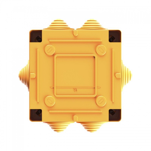 Коробка ответвительная FS 100х100х50мм 4р 450В 6А 4кв.мм с каб. вводами и клеммн. IP55 пластик. DKC FSB11404 FSB11404