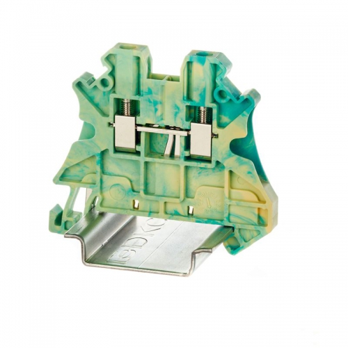 Клемма заземления винтовой зажим 2 точки подключения 2.5кв.мм DKC TUR-2.5-PE TUR-2.5-PE