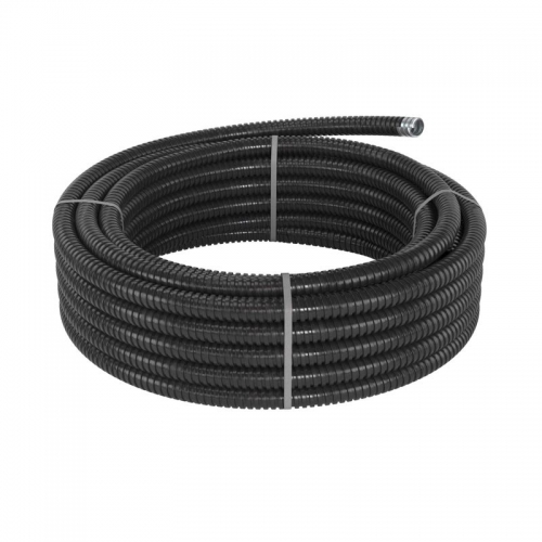 Металлорукав в ПВХ изоляции DN 12мм Dвн.12.0мм Dнар.16.0мм без протяжки черн. (уп.50м) DKC 6071R-012N 6071R-012N