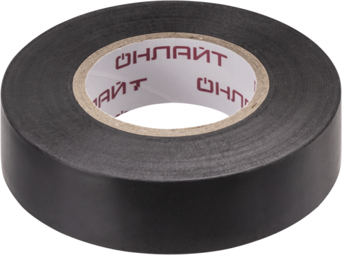 Изолента ПВХ 19мм (рул.20м) 71 690 OIT-B19-20/BL черн. ОНЛАЙТ 71690 71690