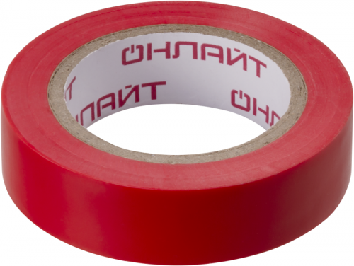 Изолента ПВХ 61 878 OIT-B15-10/R красн. ОНЛАЙТ 61878 61878