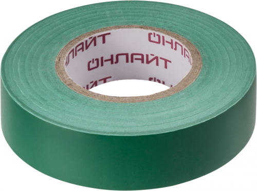 Изолента ПВХ 61 883 OIT-B19-20/G зел. ОНЛАЙТ 61883 61883